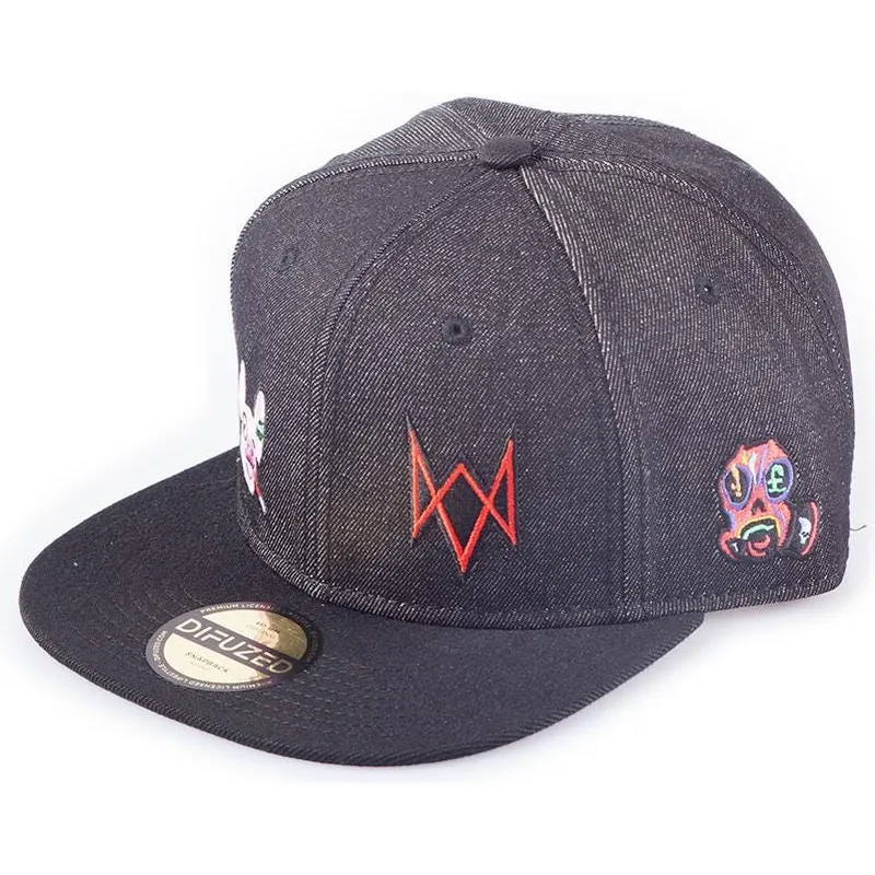 mutzen-flach-schwarz-snapback-von-difuzed mutzen-flach-schwarz-snapback-von-difuzed