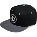 schwarz-graue-snapback-kappe-mit-flachem-schirm-core-logo-league-of-legends-von-difuzed