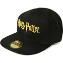 gorra-plana-negra-snapback-harry-potter-de-difuzed