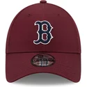 casquette-courbee-grenat-ajustable-9forty-league-essential-boston-red-sox-mlb-new-era