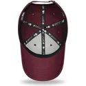 mutzen-gebogen-rot-verstellbares-band-granate-9forty-league-essential-der-new-york-yankees-mlb-von-new-era