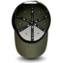 mutzen-gebogen-grun-verstellbares-band-9forty-league-essential-der-new-york-yankees-mlb-von-new-era
