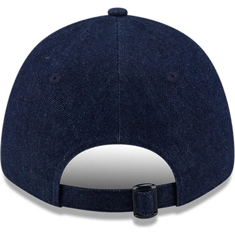 mutzen-gebogen-marineblau-verstellbares-band-9forty-denim-der-new-york-yankees-mlb-von-new-era mutzen-gebogen-marineblau-verstellbares-band-9forty-denim-der-new-york-yankees-mlb-von-new-era