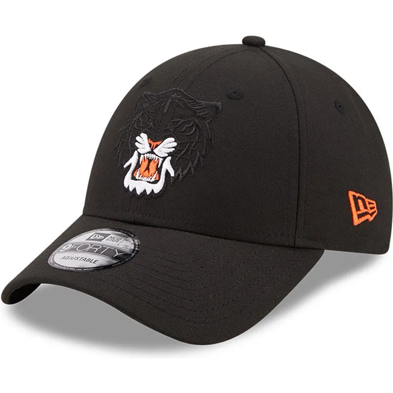 mutzen-gebogen-schwarz-snapback-9forty-elemental-der-detroit-tigers-mlb-von-new-era