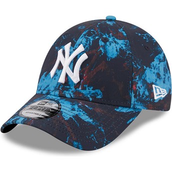 Casquette courbée bleue ajustable 9FORTY Ray Scape New York Yankees MLB New Era