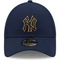 mutzen-gebogen-marineblau-verstellbares-band-9forty-pop-outline-der-new-york-yankees-mlb-von-new-era