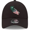 9forty-verstellbare-schwarze-kappe-us-state-california-republic-von-new-era
