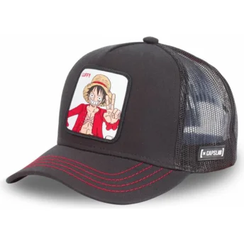 Cappellino trucker nero Monkey D. Luffy LUF2 One Piece di Capslab