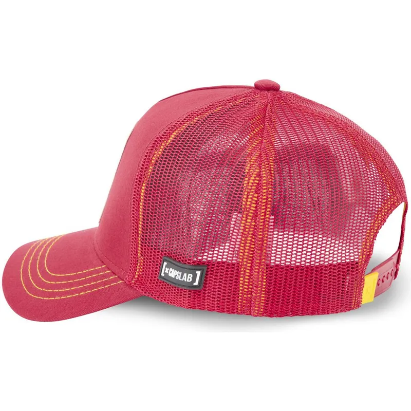 mutzen-gebogen-rot-snapback-kojote-looney-tunes-von-capslab