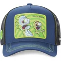 capslab-psy1-rick-und-morty-dunkelblaue-trucker-kappe