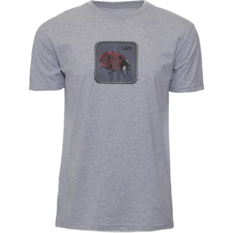 t-shirt-kurzarm-grau-der-manga-corta-gris-mariquita-lady-beetle-the-farm-the-farm-von-goorin-bros