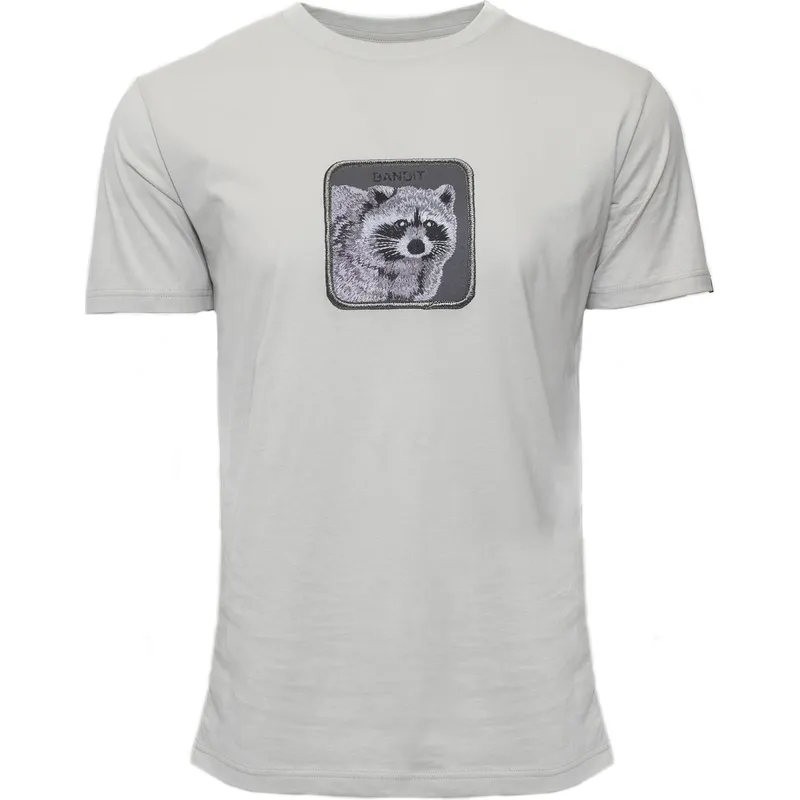 t-shirt-kurzarm-grau-der-manga-corta-gris-claro-mapache-bandit-the-farm-the-farm-von-goorin-bros