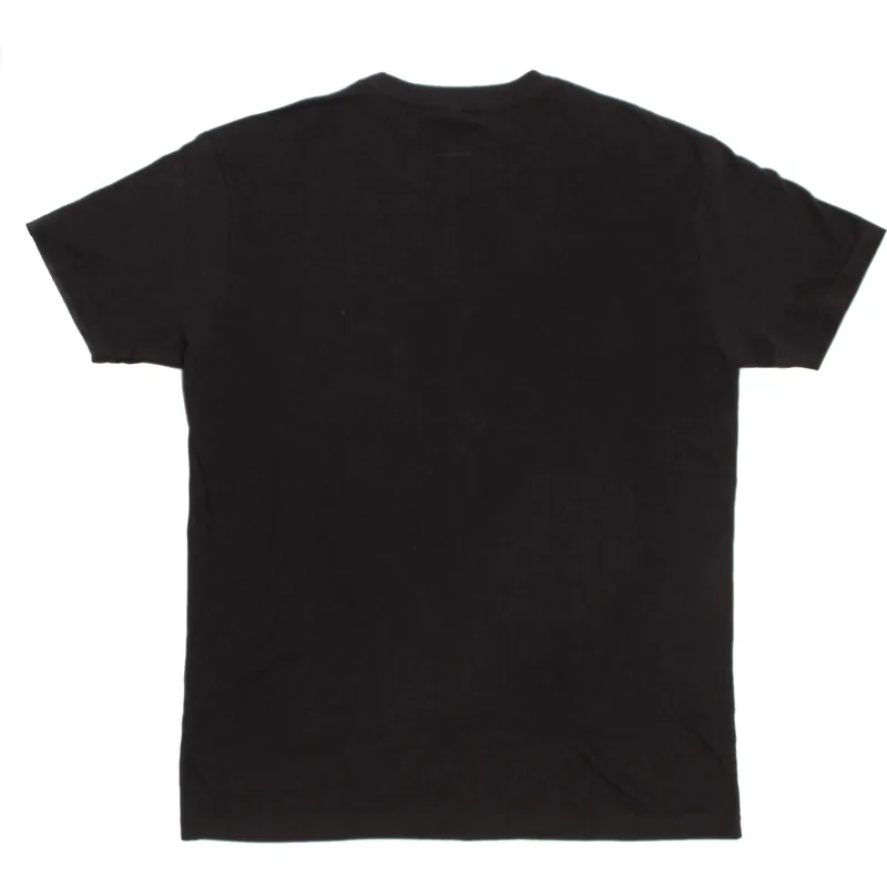 Camiseta negra manga corta outlet