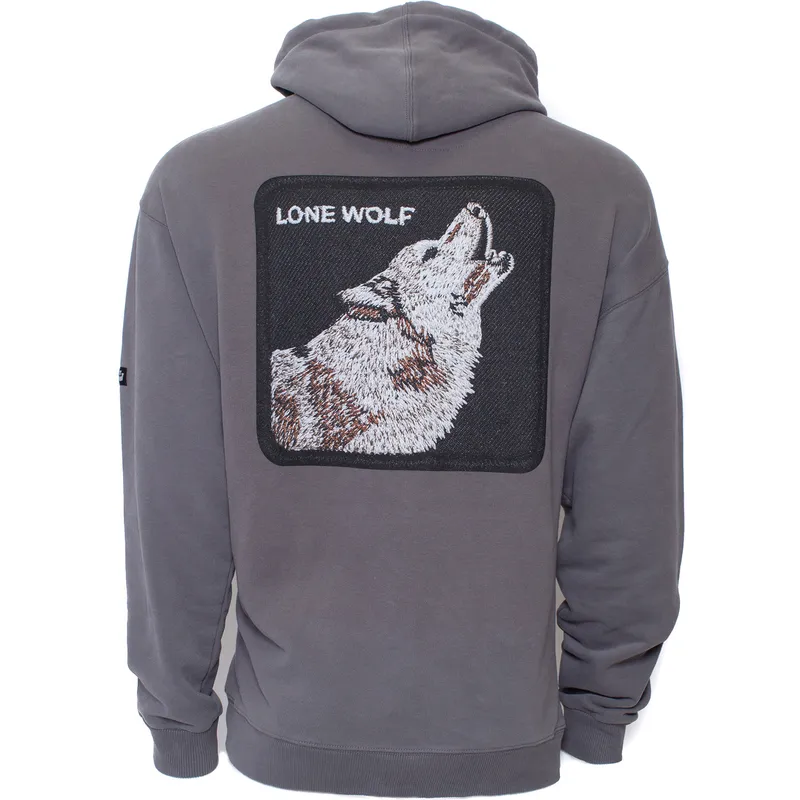 sweatshirt-mit-kapuze-grau-der-sudadera-con-capucha-gris-lobo-lone-wolf-lobo-solitario-loud-howl-the-farm-the-farm-von-goorin-br