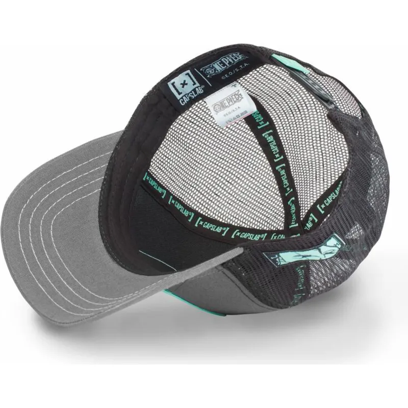 trucker-cap-grau-roronoa-zoro-zor1-one-piece-von-capslab