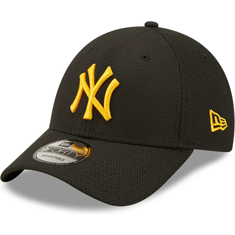 mutzen-gebogen-schwarz-verstellbares-band-9forty-diamond-era-der-new-york-yankees-mlb-von-new-era