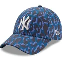 mutzen-gebogen-tarnung-verstellbares-band-9forty-all-over-camo-der-new-york-yankees-mlb-von-new-era