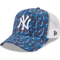 new-era-new-york-yankees-mlb-a-frame-seasonal-camo-blaue-tarn-trucker-kappe