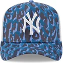new-era-new-york-yankees-mlb-a-frame-seasonal-camo-blaue-tarn-trucker-kappe