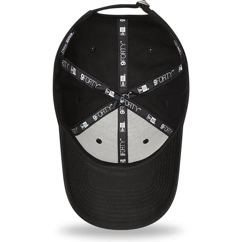 mutzen-gebogen-schwarz-verstellbares-band-9forty-league-essential-der-new-york-yankees-mlb-von-new-era