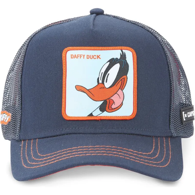 mutzen-gebogen-marineblau-snapback-duffy-duck-looney-tunes-von-capslab mutzen-gebogen-marineblau-snapback-duffy-duck-looney-tunes-von-capslab