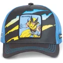 mutzen-gebogen-schwarz-snapback-wolverine-marvel-comics-von-capslab