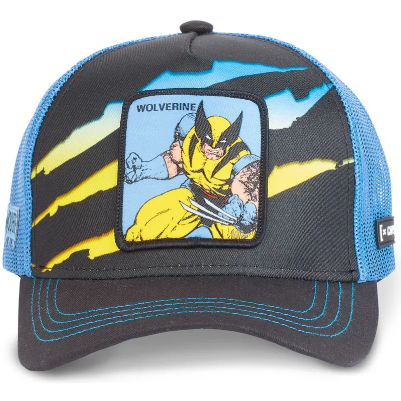 mutzen-gebogen-schwarz-snapback-wolverine-marvel-comics-von-capslab