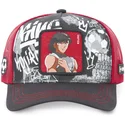 gorra-trucker-negra-y-roja-mark-lenders-koj1-campeones-oliver-y-benji-de-capslab