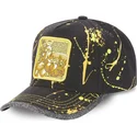 capslab-dragon-ball-golden-frieza-tag-gld-verstellbare-schwarze-und-gelbe-curved-cap
