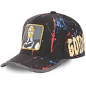 gorra-curva-negra-ajustable-daisuke-duke-fleed-tag-act1-ufo-robot-grendizer-de-capslab