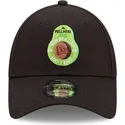 schwarze-verstellbare-kappe-mit-gebogenem-schirm-avocado-9forty-food-icon-von-new-era