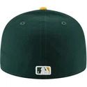 grune-und-gelbe-enganliegende-flat-cap-59fifty-ac-perf-von-oakland-athletics-mlb-von-new-era