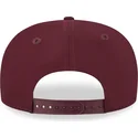 mutzen-gebogen-rot-snapback-granate-granate-9fifty-stretch-snap-der-new-york-yankees-mlb-von-new-era