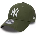 casquette-courbee-verte-ajustable-pour-enfant-9forty-league-essential-new-york-yankees-mlb-new-era