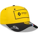 casquette-courbee-jaune-et-noire-snapback-9fifty-stretch-snap-esteban-ocon-renault-formula-1-new-era