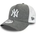 casquette-trucker-grise-fonce-et-blanche-a-frame-pull-essential-new-york-yankees-mlb-new-era