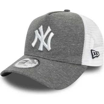 Cappellino trucker grigio scuro e bianco A Frame Jersey Essential dei New York Yankees MLB di New Era