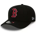 casquette-courbee-noire-snapback-9fifty-stretch-snap-boston-red-sox-mlb-new-era