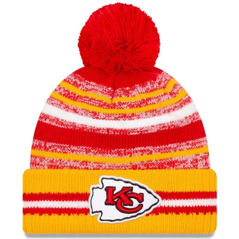 mutzen-pompon-gelb-sport-sideline-der-kansas-city-chiefs-nfl-von-new-era