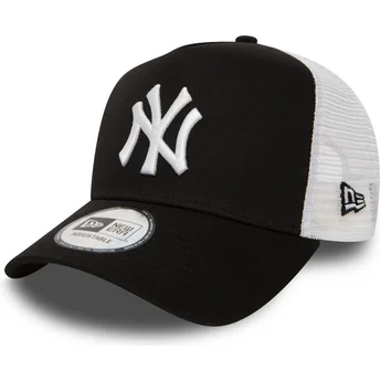 Cappellino trucker nero per bambino A Frame Clean dei New York Yankees MLB di New Era