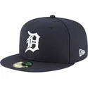 gorra-plana-azul-marino-ajustada-59fifty-ac-perf-de-detroit-tigers-mlb-de-new-era