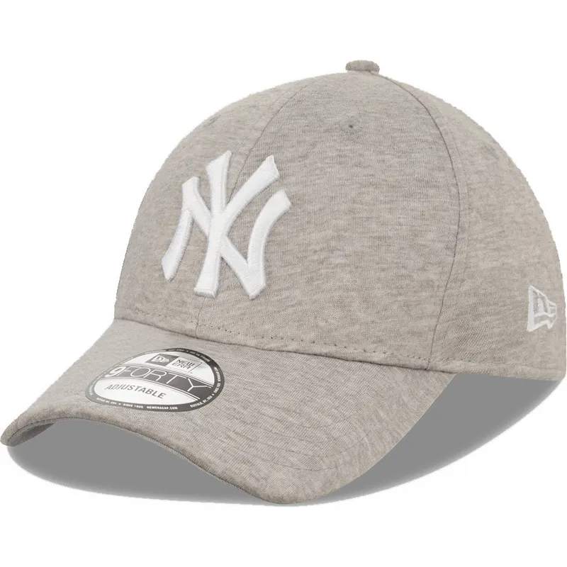 mutzen-gebogen-grau-verstellbares-band-9forty-jersey-der-new-york-yankees-mlb-von-new-era
