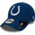 cappellino-curvo-blu-e-bianco-regolabile-9forty-the-league-degli-indianapolis-colts-nfl-di-new-era