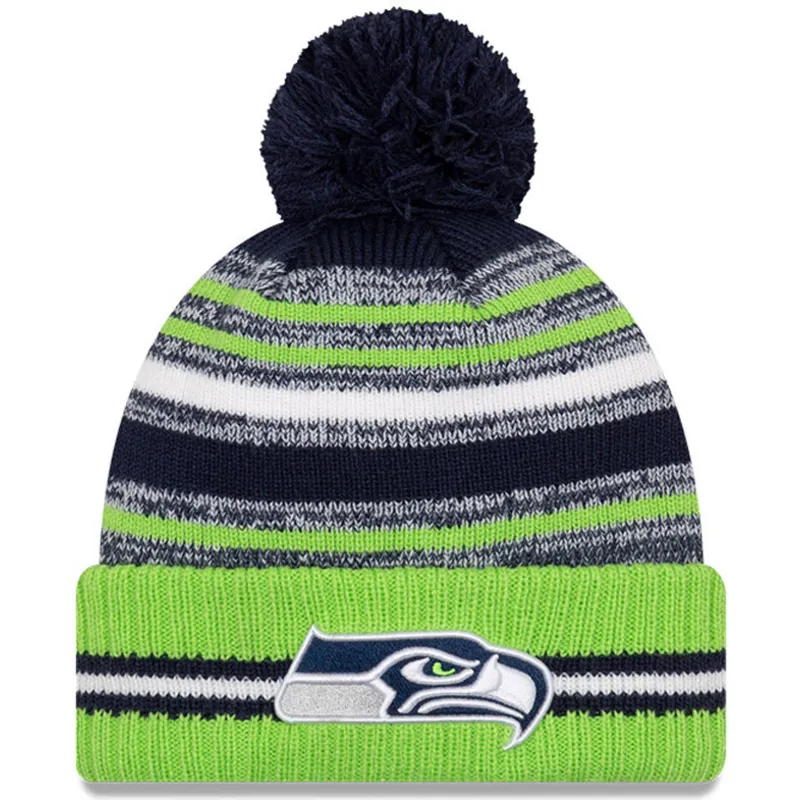 mutzen-grun-sport-sideline-der-seattle-seahawks-nfl-von-new-era