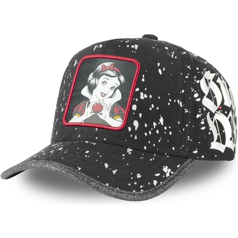schwarze-verstellbare-curved-cap-schneewittchen-tag-whi-disney-von-capslab