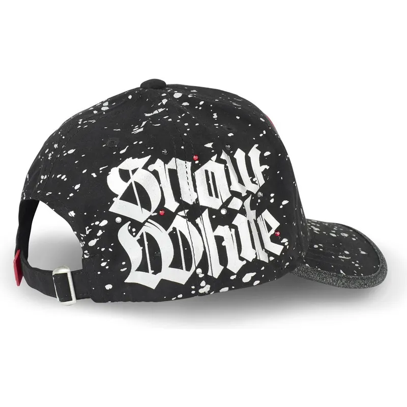schwarze-verstellbare-curved-cap-schneewittchen-tag-whi-disney-von-capslab