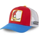 mutzen-gebogen-rot-snapback-woody-woodpecker-von-capslab