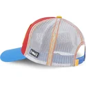 mutzen-gebogen-rot-snapback-woody-woodpecker-von-capslab