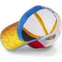 mutzen-gebogen-rot-snapback-woody-woodpecker-von-capslab
