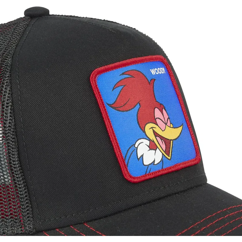 schwarze-trucker-kappe-woody-woodpecker-woo2-von-capslab